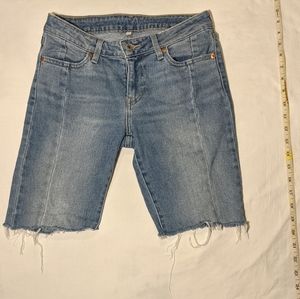 levis cut-off bermudas womens 26
